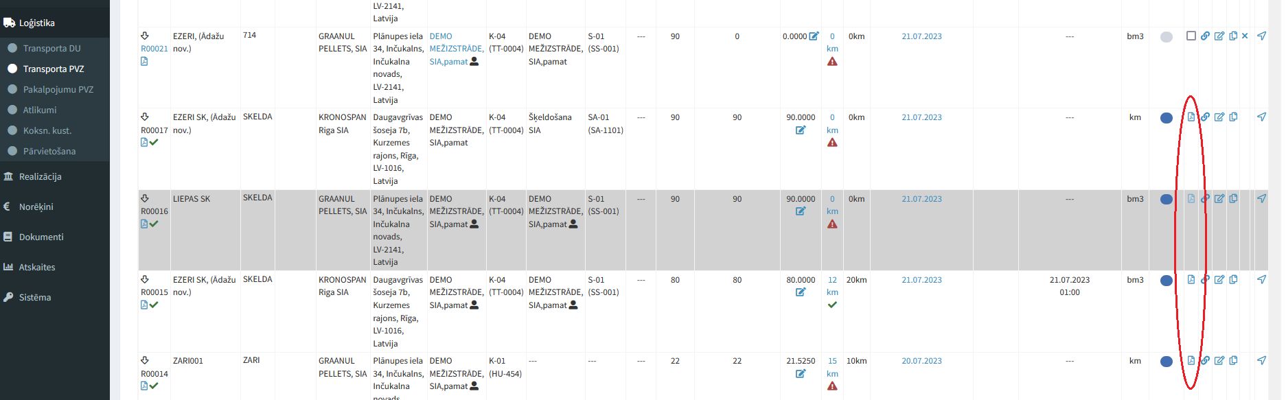 Izveidota Pārdošanas PVZ
