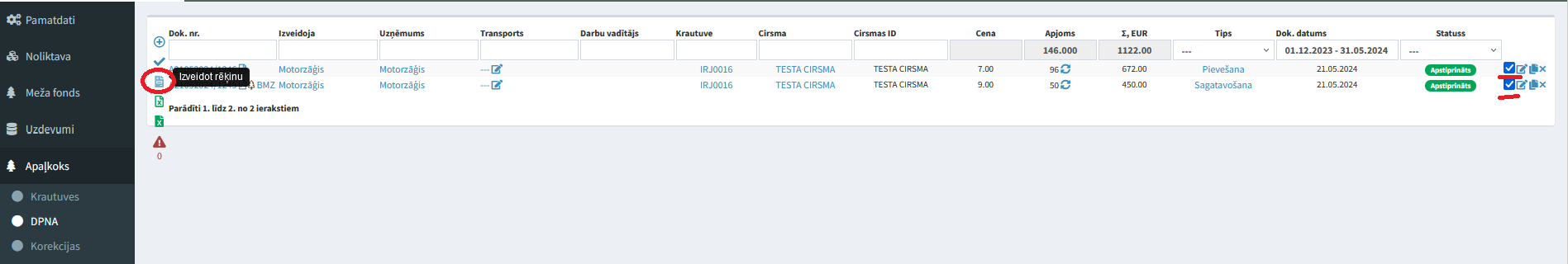 Izveidot rēķinu Izveidot rēķinu