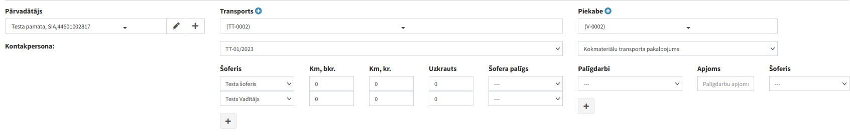 Pārvadātāja izvēle Pārvadātāja izvēle
