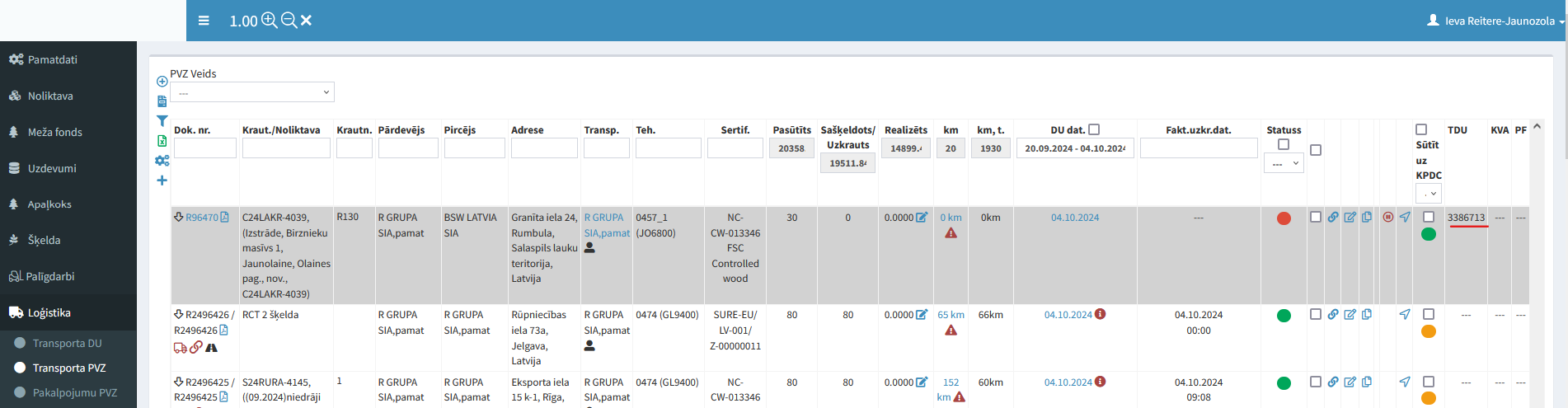 TDU nosūtīts TDU nosūtīts