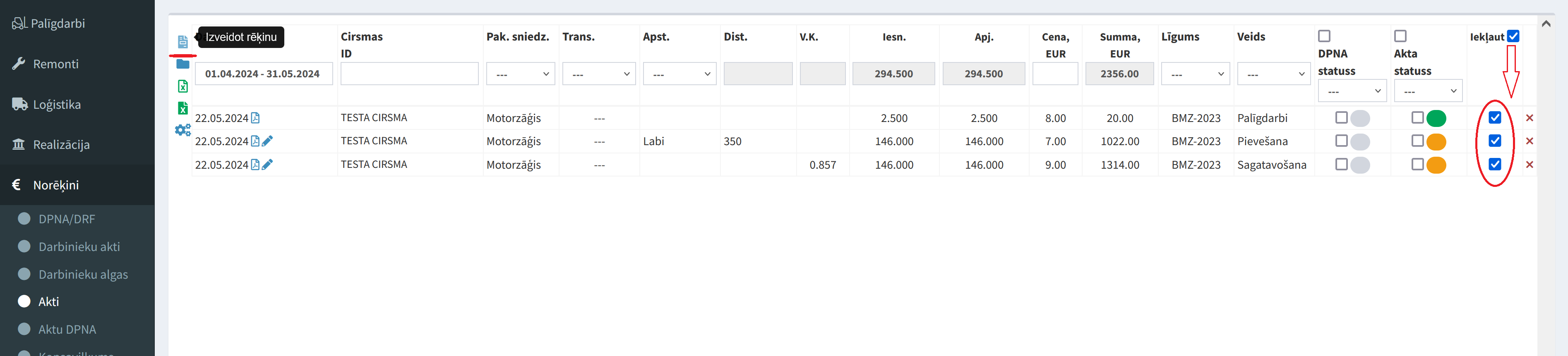 Izveido DPNA Izveido DPNA